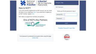 Secure Login for the National Capital FreeNet