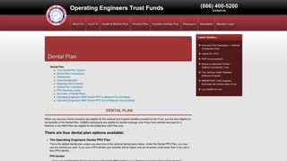 Dental Plan | Operating Engineers Trust Funds