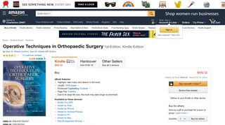 Amazon.com: Operative Techniques in Orthopaedic Surgery eBook ...