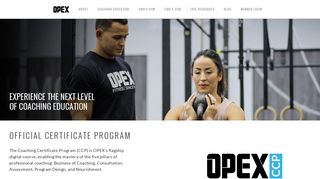 OPEX Fitness: The Leaders In Professional Fitness Coaching Education