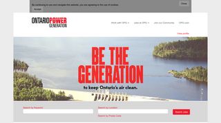 Ontario Power Generation Careers » My Profile - Jobs at OPG