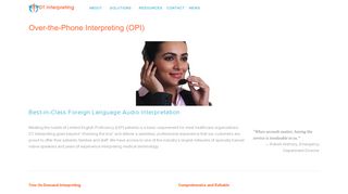 Over-the-Phone-Interpreting (OPI) — DT Interpreting