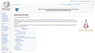 Opimian Society - Wikipedia