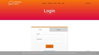 Login – Opinion Now