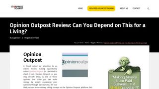 Opinion Outpost Review: Can You Depend on This for a Living?