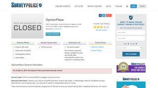 OpinionPlace Ranking and Reviews - SurveyPolice