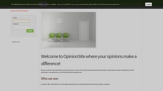 OpinionSite Home Page