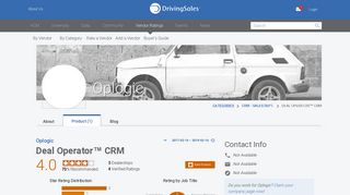 Oplogic Deal Operator™ CRM Ratings & Reviews | DrivingSales ...