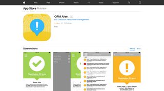 OPM Alert on the App Store - iTunes - Apple