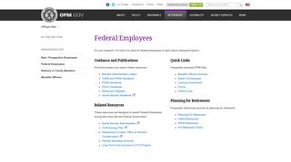 Federal Employees - OPM