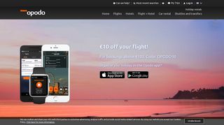 Mobile app: Find flights, hotels and holiday deals on Opodo