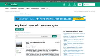 why i won't use opodo.co.uk ever again - Air Travel Message Board ...