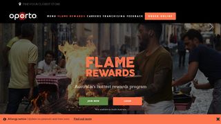 Flame Rewards | Oporto - Fresh Grilled Chicken and Burgers