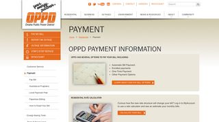 Payment - OPPD