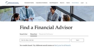 Find an Advisor - Oppenheimer & Co. Inc.