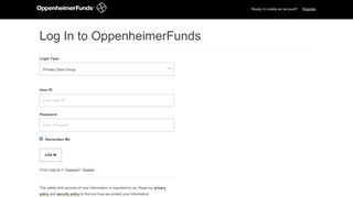 Financial Advisor Login | OppenheimerFunds