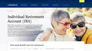 Individual Retirement Account – Live Mutual – MassMutual