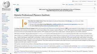 Ontario Professional Planners Institute - Wikipedia