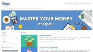 OppU: Free Standards-Aligned Classes in Personal Finance - OppLoans