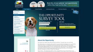 Partners for Healthy Pets | Resources | Opportunity Login