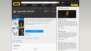 Opposite Worlds (TV Series 2014– ) - IMDb