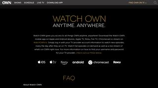 Watch OWN App - Oprah.com
