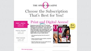 O, The Oprah Magazine - Hearst Magazines