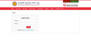 Login - APSRTC Official Website for Online Bus Ticket Booking ...