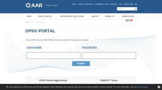 OPS© Portal | AAR Corporate