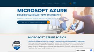 Microsoft Azure Training by the Experts at Opsgility