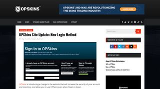 OPSkins Site Update: New Login Method - OPSkins Marketplace Blog