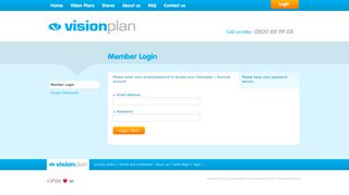 Member Login :: Visionplan New Zealand
