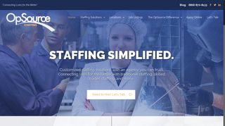 OpSource Staffing: Industrial & Commercial Staffing Solutions