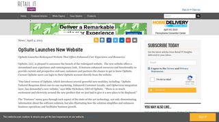 OpSuite Launches New Website - RetailITInsights