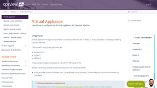 Virtual Appliance - Opsview Knowledge Center
