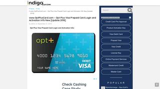 www.OptPlusCard.com – Opt Plus Visa Prepaid Card Login and ...