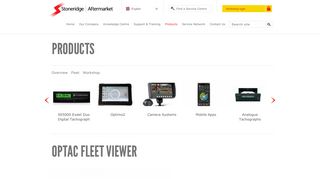 OPTAC Fleet Viewer | Stoneridge Electronics