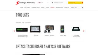 OPTAC3 Tachograph Analysis Software | Stoneridge Electronics