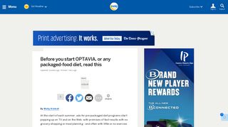 Before you start OPTAVIA, or any packaged-food diet, read this | NOLA ...