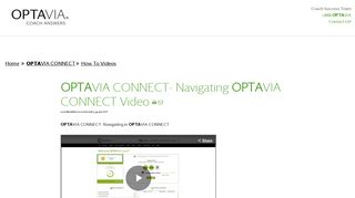 OPTAVIA CONNECT- Navigating OPTAVIA CONNECT Video ...