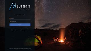 Create Account - Summit - OptConnect