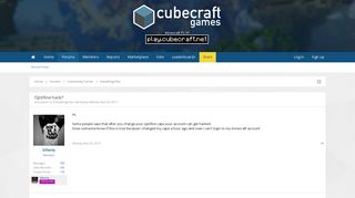 Optifine hack? | CubeCraft Games