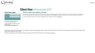 Client View - Optima Legal