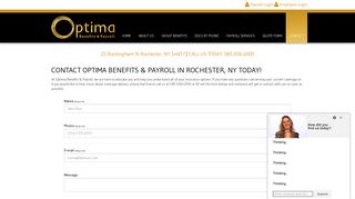 Contact Us Optima Benefits & Payroll