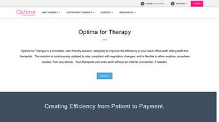 Optima for Therapy - Optima - Optima Healthcare Solutions