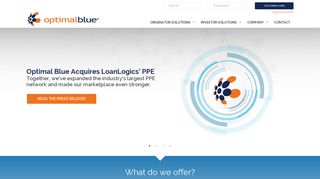Optimal Blue – Industry-Leading Secondary Marketing Automation