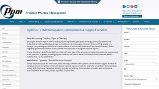 OptimisPT EMR Installation, Optimization & Support Services | PPM
