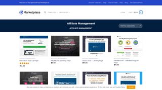 Affiliate Management - OptimizePress Marketplace