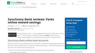 Synchrony Bank Reviews: Perks Program (Formerly Optimizer Plus)