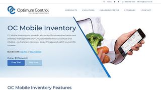 OC Mobile Inventory | Optimum Control Software
